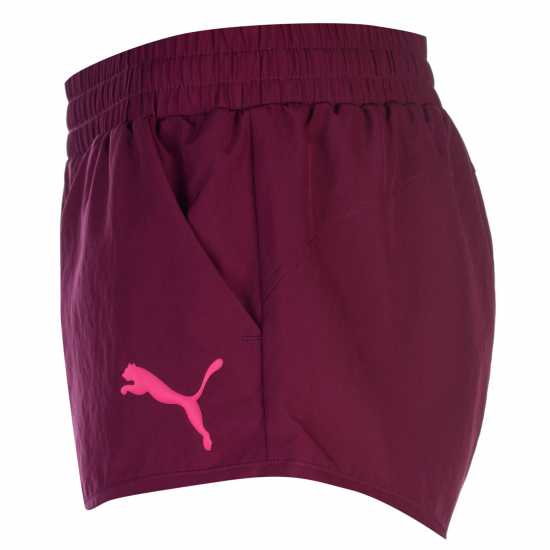 Puma Тъкани Дамски Гащета Woven Shorts Ladies Vivid Violet Дамски къси панталони