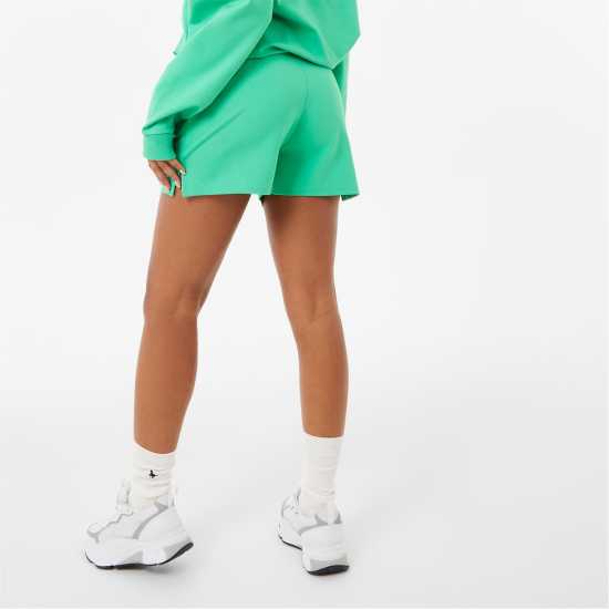 Jack Wills Embossed Logo Shorts Green Дамски къси панталони