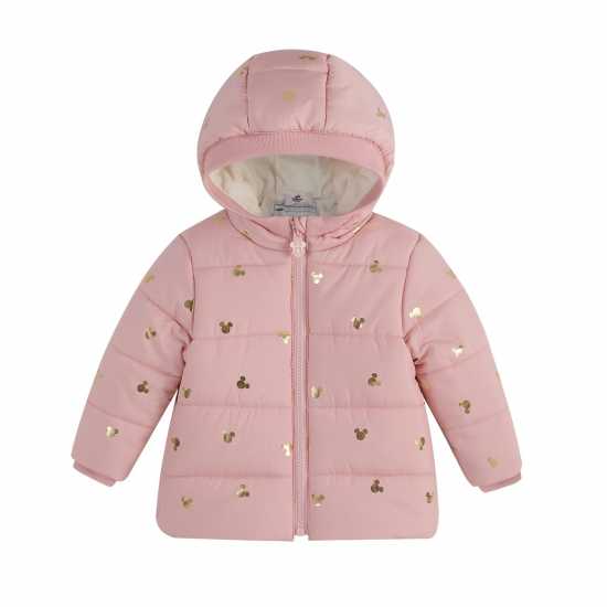 Character Pad Coat Мики Розов 