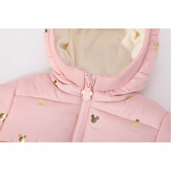 Character Pad Coat Мики Розов 