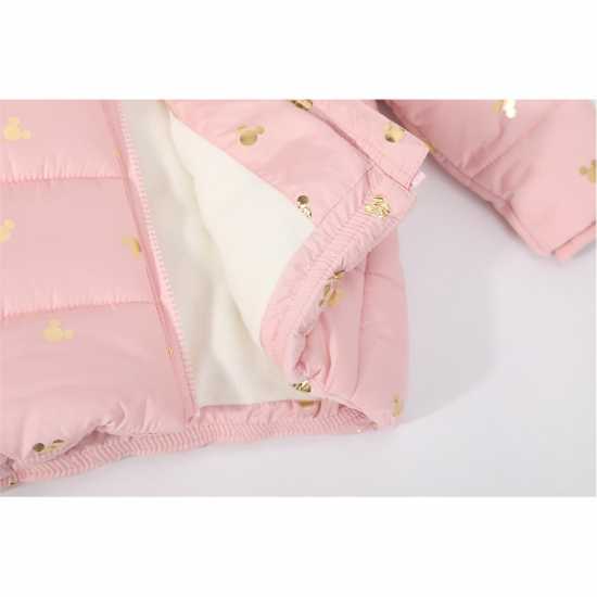 Character Pad Coat Мики Розов 