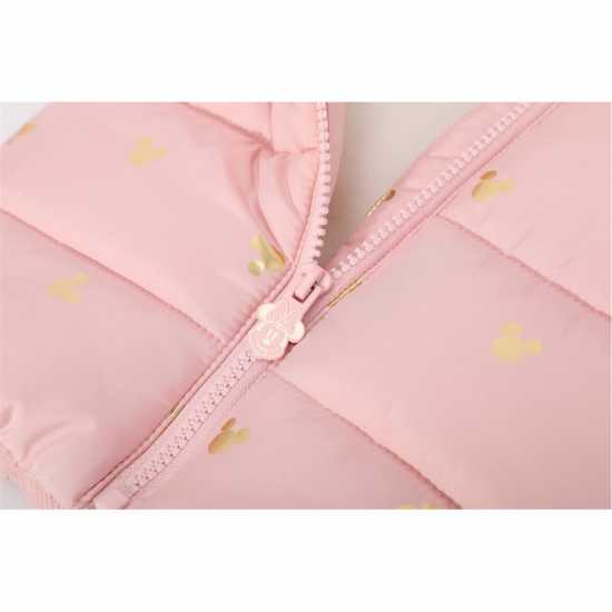 Character Pad Coat Мики Розов 