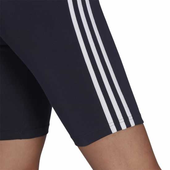 Adidas Дамски Шорти Essentials 3 Stripe Biker Shorts Womens Легендарна чернина Дамски къси панталони