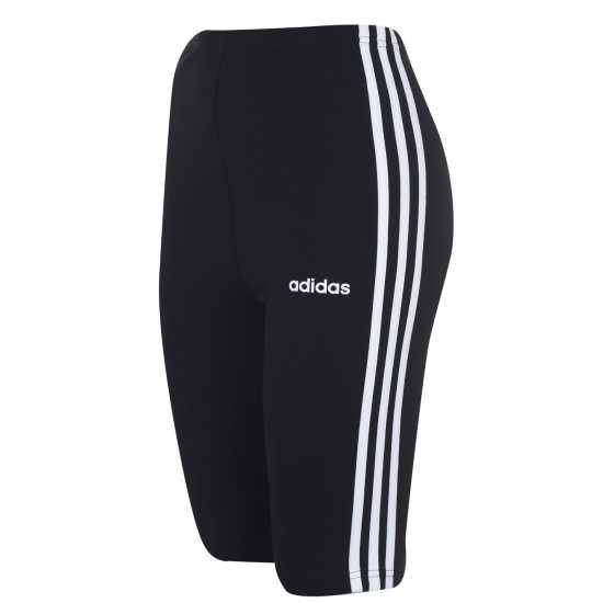 Adidas Дамски Шорти Essential 3S Shorts Womens Black/White Дамски къси панталони