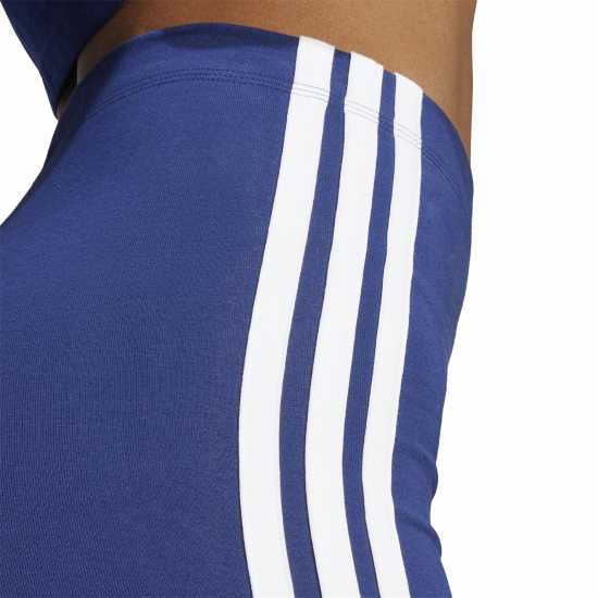 Adidas Дамски Шорти Essentials 3 Stripe Biker Shorts Womens Морска синьо Дамски къси панталони