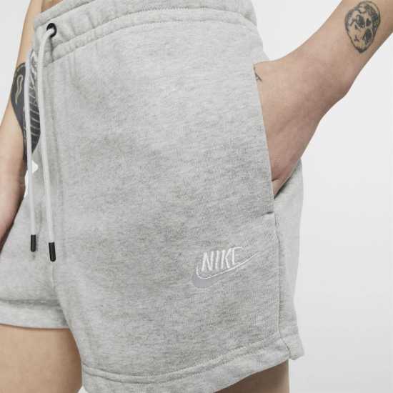 Nike Дамски Шорти Sportswear Essential French Terry Shorts Womens Grey Дамски къси панталони