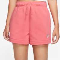 Nike Дамски Шорти Sportswear Essential French Terry Shorts Womens Sea Coral Дамски къси панталони