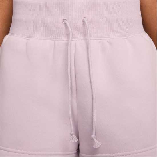 Nike Дамски Шорти Sportswear Essential French Terry Shorts Womens Plaitnum Violet Дамски къси панталони