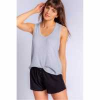 Pj Salvage Ribbed Short Черен 