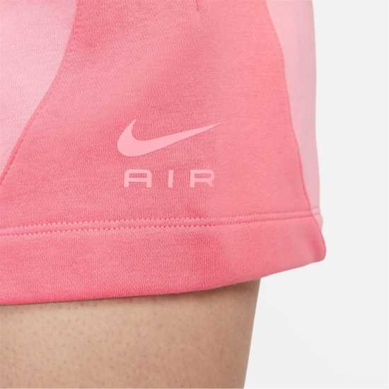 Nike Air Women's Mid-Rise Fleece Shorts Coral Chalk Дамски къси панталони