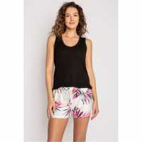 Pj Salvage Salvage Peachy Party Short White 