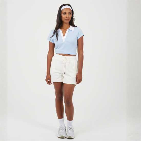 Brave Soul Jersey Short Ld99 Off White 