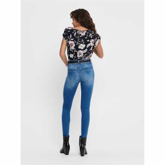 Десенирани Шорти Only Vic All Over Print Short-Sleeve Blouse Нощно небе 