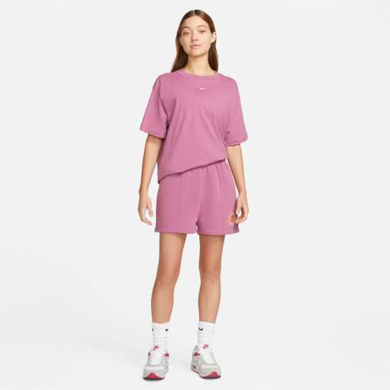 Nike Дамски Клин Fleece Trend Short Ladies Light Bordeaux Дамски къси панталони