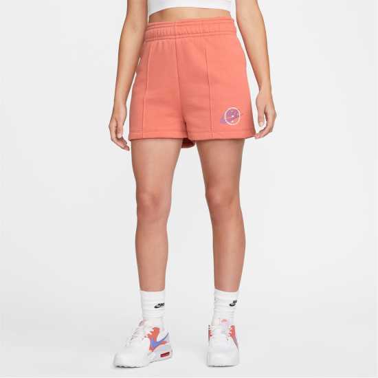 Nike Дамски Клин Fleece Trend Short Ladies Madder Root Дамски къси панталони