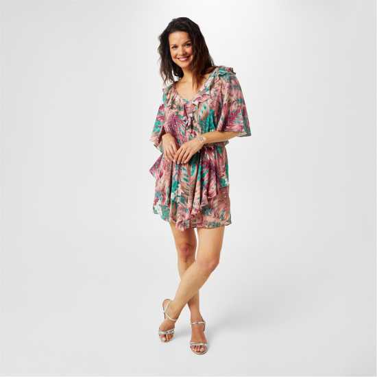 Biba Summer Playsuit Тропическо животно Дамски къси панталони