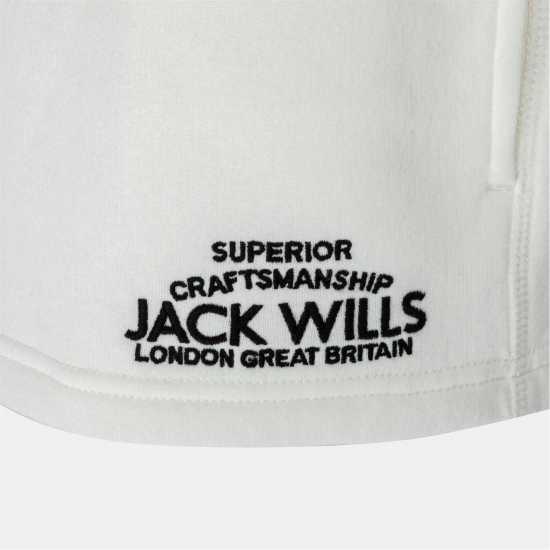 Jack Wills Bea Sweatshorts Vintage White 