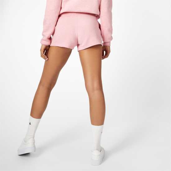 Jack Wills Bea Logo Sweat Shorts Soft Pink Дамски къси панталони
