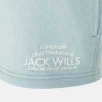 Jack Wills Bea Sweatshorts Soft Blue 
