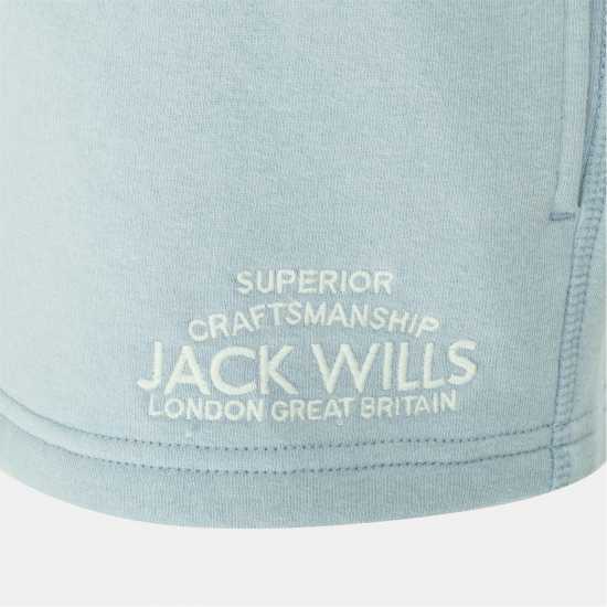 Jack Wills Bea Sweatshorts Soft Blue 
