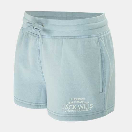 Jack Wills Bea Sweatshorts Soft Blue 