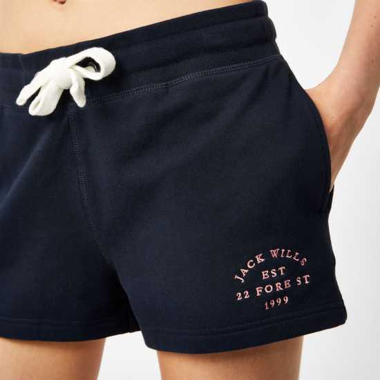 Jack Wills Bea Sweatshorts Морска синьо Дамски къси панталони