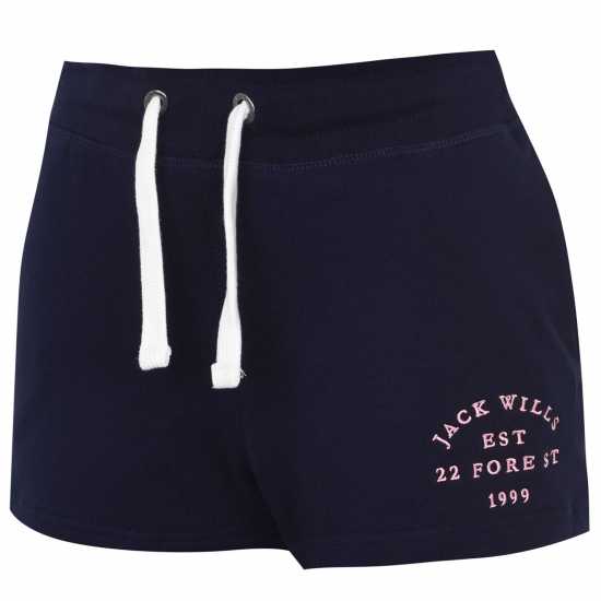 Jack Wills Bea Sweatshorts Морска синьо Дамски къси панталони