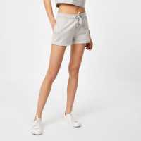 Jack Wills Bea Logo Sweat Shorts Grey Marl Дамски къси панталони
