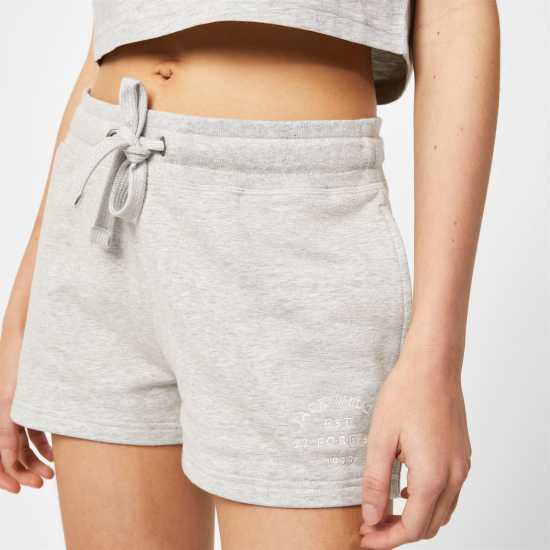 Jack Wills Bea Sweatshorts Сив марл Дамски къси панталони