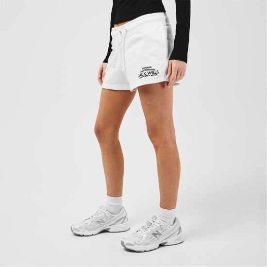 Дамски къси панталони Jack Wills Bea Sweatshorts Винтажно бяло Jack Wills Bea Sweatshorts Винтажно бяло Дамски къси панталони