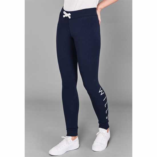 Дамски долнища на анцуг Jack Wills Lingham Wills Logo Joggers Морска синьо Jack Wills Lingham Wills Logo Joggers Морска синьо Дамски долнища на анцуг