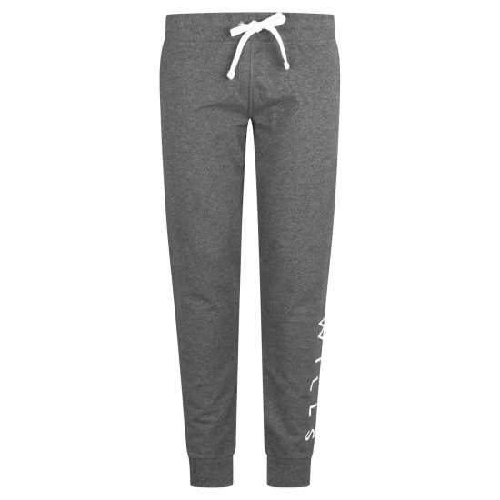 Дамски долнища на анцуг Jack Wills Lingham Wills Logo Joggers Чарк Марл Jack Wills Lingham Wills Logo Joggers Чарк Марл Дамски долнища на анцуг
