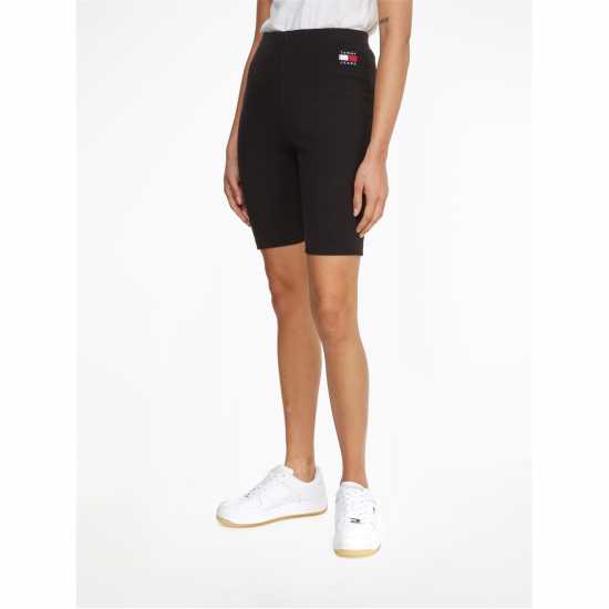 Дамско колоездачно облекло Tommy Jeans Ribbed Badge Cycling Shorts Tommy Jeans Ribbed Badge Cycling Shorts Дамско колоездачно облекло