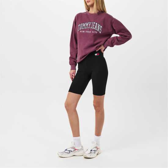 Дамско колоездачно облекло Tommy Jeans Ribbed Badge Cycling Shorts Tommy Jeans Ribbed Badge Cycling Shorts Дамско колоездачно облекло