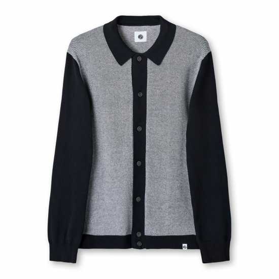 Pretty Green Men's Roxy Long-Sleeve Plain Shirt Черно Pretty Green Men's Roxy Long-Sleeve Plain Shirt Черно