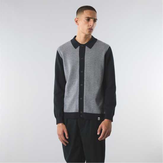 Pretty Green Men's Roxy Long-Sleeve Plain Shirt Черно Pretty Green Men's Roxy Long-Sleeve Plain Shirt Черно