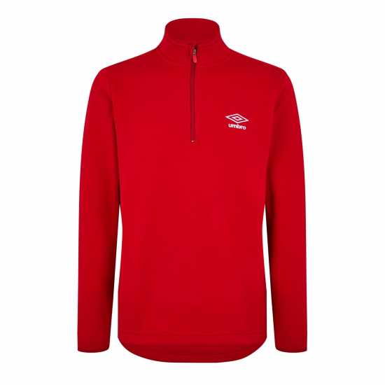 Мъжки полар Umbro Half Zip Top Adults Оранжево-червено Umbro Half Zip Top Adults Оранжево-червено Мъжки полар