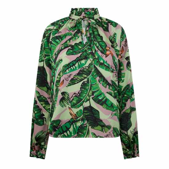 Biba Ruffle Collar Blouse  Дамски ризи и тениски