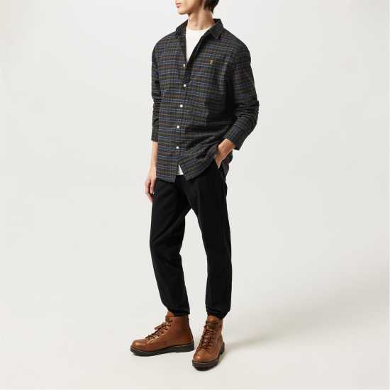 Карирана Дамска Риза Farah Farah Alban Slim Fit Check Shirt  Мъжки ризи