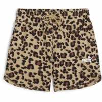 Puma Дамски Шорти Animal Print Shorts Womens  Дамски къси панталони