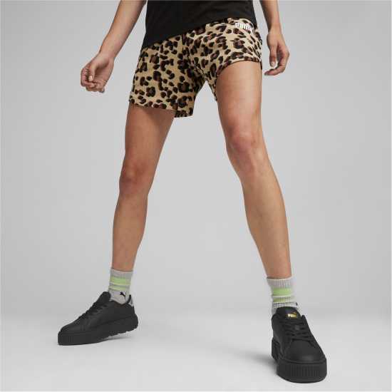 Puma Дамски Шорти Animal Print Shorts Womens  Дамски къси панталони