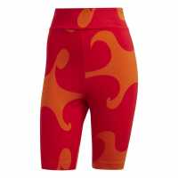 Adidas Marimekko Rib Short Knee Length Leggings Womens  Дамски къси панталони