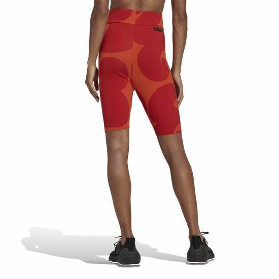 Дамски къси панталони Adidas Marimekko Rib Short Knee Length Leggings Womens Adidas Marimekko Rib Short Knee Length Leggings Womens Дамски къси панталони
