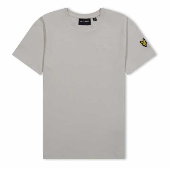 Lyle And Scott Kids' Script Embroidered Regular Fit T-Shirt  