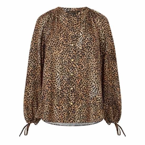 Biba Button Through Blouse  Дамски ризи и тениски