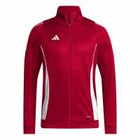 Adidas Мъжко Спортно Горнище Tiro 24 Training Track Top Mens Отбор Сила Червено Футболни екипи за бягане