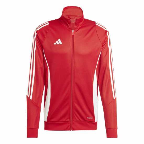 Adidas Мъжко Спортно Горнище Tiro 24 Training Track Top Mens Отбор Сила Червено Футболни екипи за бягане