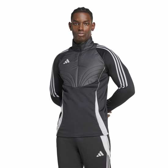 Adidas Tiro 24 Winterized Top Mens Черно/Светло Оникс Мъжки горнища с цип