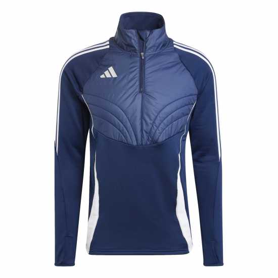Adidas Tiro 24 Winterized Top Mens морско син 2/бял Мъжки горнища с цип