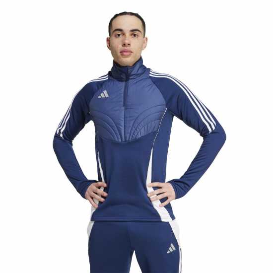 Adidas Tiro 24 Winterized Top Mens морско син 2/бял Мъжки горнища с цип